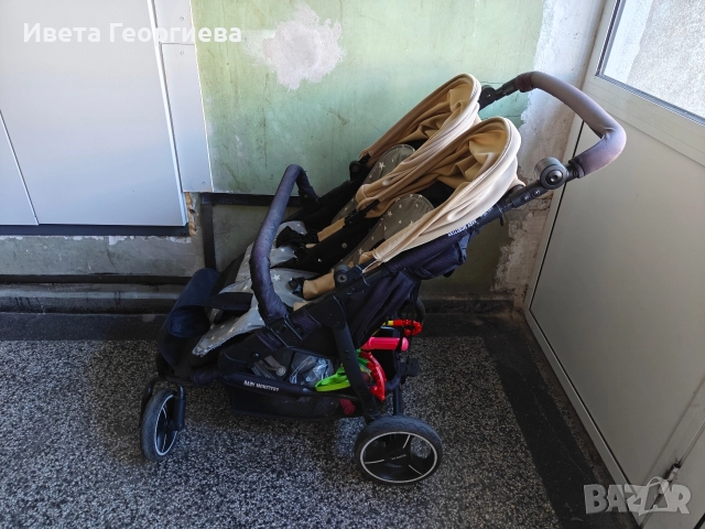 Детска количка за близнаци Easy Twin 3, снимка 5 - Детски колички - 52771500