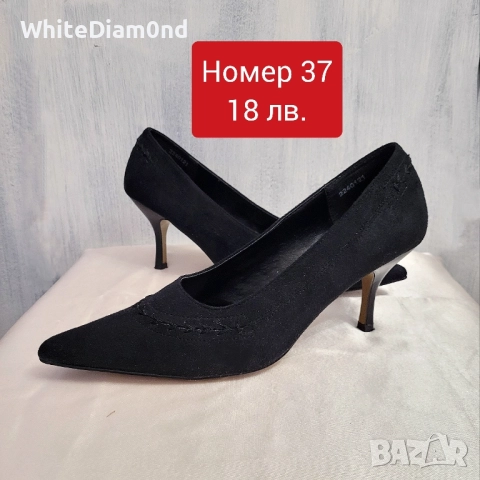 Разпродажба на дамски стилни обувки на ток на ток номер 37, снимка 13 - Дамски обувки на ток - 52357850