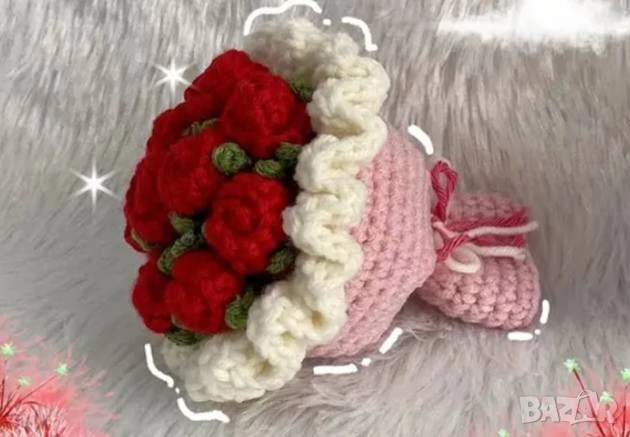 Плетено цвете  , снимка 9 - Аксесоари за коса - 51173493