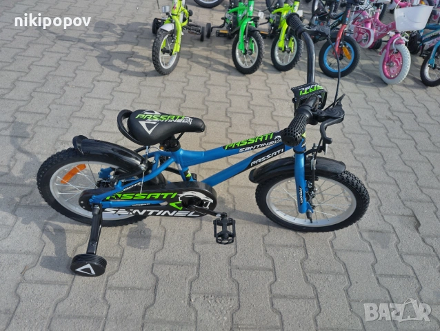 PASSATI Алуминиев велосипед 16" SENTINEL син, снимка 3 - Велосипеди - 53759374