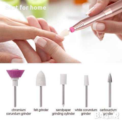 Машина за маникюр и педикюр с аксесоари Tomight, снимка 5 - Продукти за маникюр - 42369766