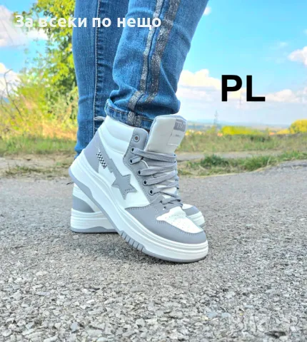 Дамски кецове в два цвята Pink и Gray от 36 до 41 номер, снимка 14 - Кецове - 47414921