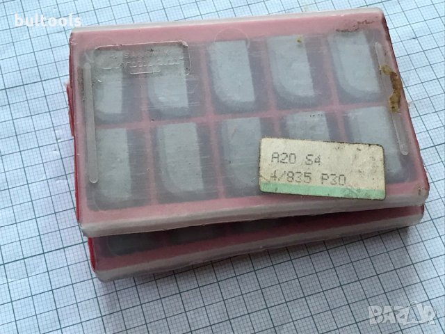 10бр. запояеми твърдосплавни пластини SANDVIK, снимка 5 - Други инструменти - 35782402