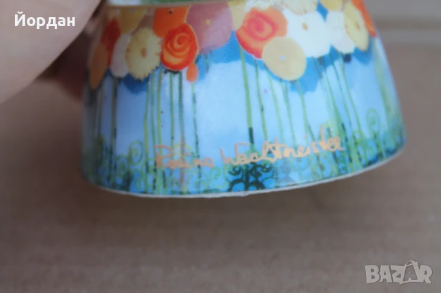 Немска стъклена топка/глобус с фигурка ''Goebel'', снимка 4 - Антикварни и старинни предмети - 51107862