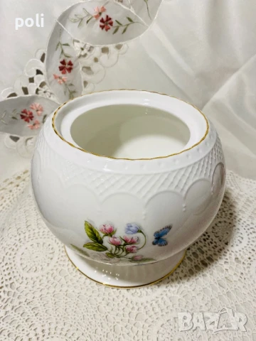 порцеланова кашпа , снимка 6 - Саксии и кашпи - 51280372