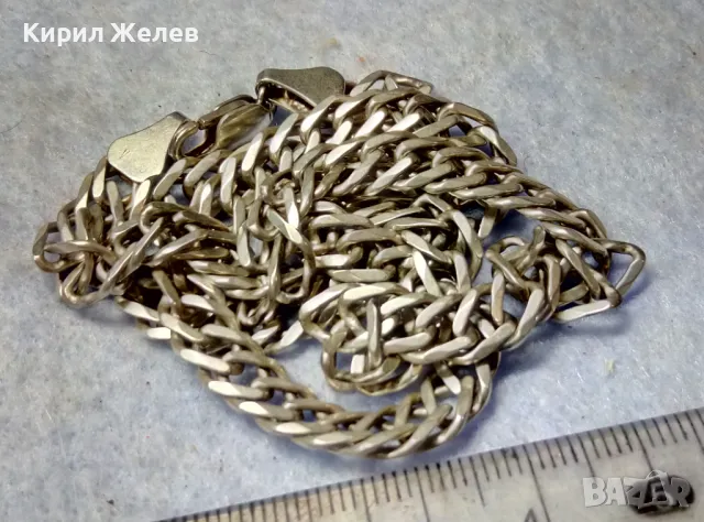 ODEMA 295 ВЕЛИКОЛЕПЕН СРЕБЪРЕН ЛАНЕЦ СРЕБРО 925 ЗДРАВА РЕТРО АРТ ПЛЕТКА РЪЧНА ИЗРАБОТКА 26765, снимка 8 - Колиета, медальони, синджири - 49959863