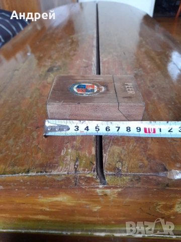 Стара дървена табакера,кутия за цигари Peer, снимка 6 - Други ценни предмети - 53144346