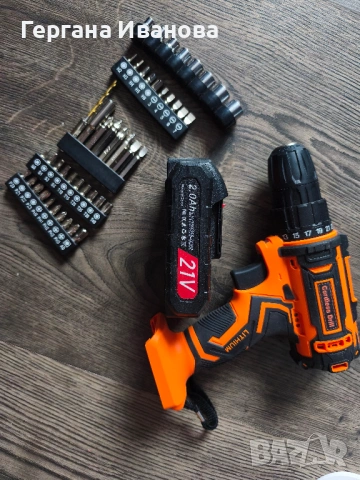 Акумулаторна бормашина / винтоверт 21V – без зарядно