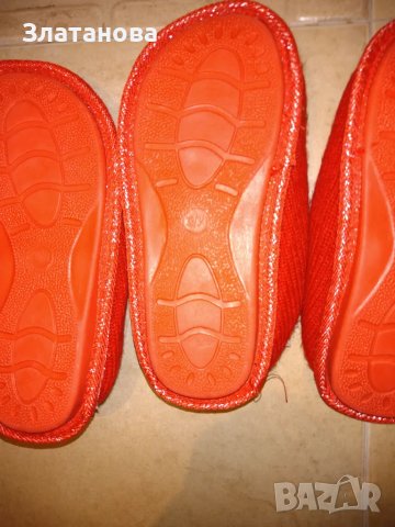 Коледни чехли,стелка 20,5 см., снимка 4 - Стоки за близнаци - 48354174