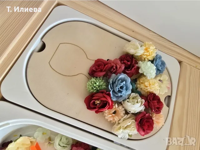 Сензорен капак, игри| Montessori | Flisat insert | Изсипи и играй | Детски образователни | Trofast , снимка 13 - Образователни игри - 56220740
