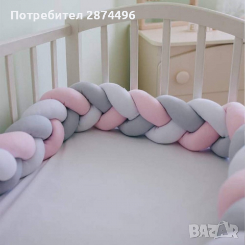 2487 Обиколници за легло/кошара/бебешка количка 3м., снимка 13 - Кошарки - 36399556