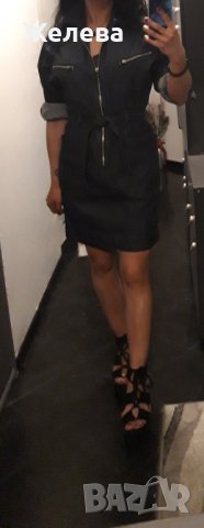 Дамска дънкова маркова рокля -Replay, снимка 5 - Рокли - 41347150