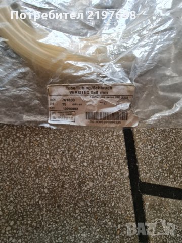 Силиконов шлаух 5х8 мм, снимка 2 - Резервни части за машини - 35780713