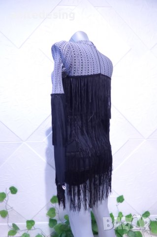 Детска рокля за спортни танци с ресни, снимка 11 - Детски рокли и поли - 39048380