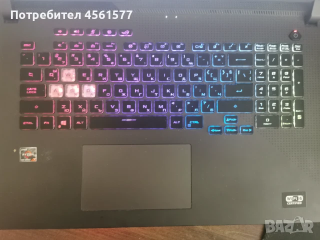 Гейминг лаптоп ASUS GeForce RTX 3060 6GB, Ryzen 7, 32GB, 144Hz display, снимка 1