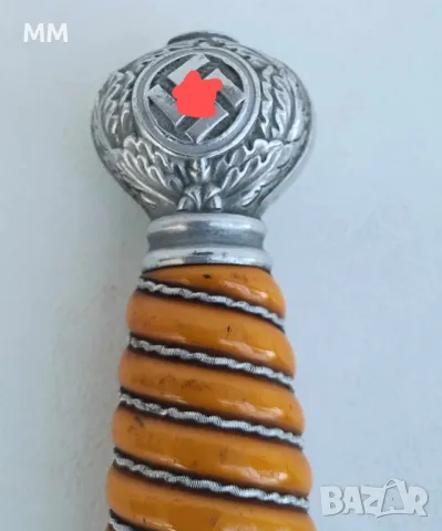 Параден немски офицерски кортик, ( нож , сабя ), снимка 4 - Антикварни и старинни предмети - 50410848