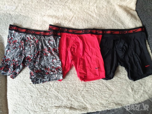 Оригинални Мъжки Спортни боксерки Nike (S), снимка 3 - Бельо - 34782494