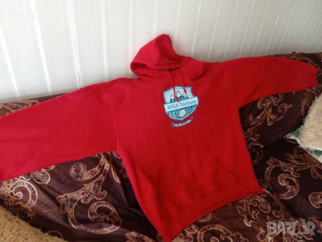 модерен суичър с качулка, джобове, размер М среден., снимка 2 - Суичъри - 42643588