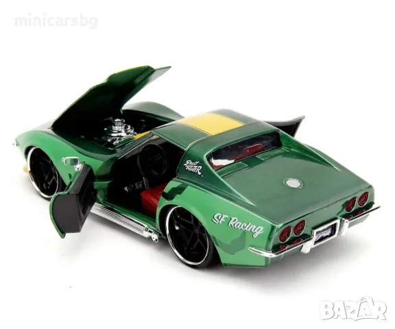Метални колички: Street Fighter – Cammy и Chevrolet Corvette Stingray ZL1 1969, снимка 3 - Колекции - 55953973