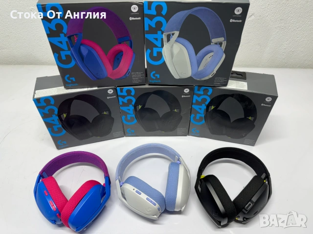 Слушалки Logitech G435 , снимка 2 - Слушалки за компютър - 53824304