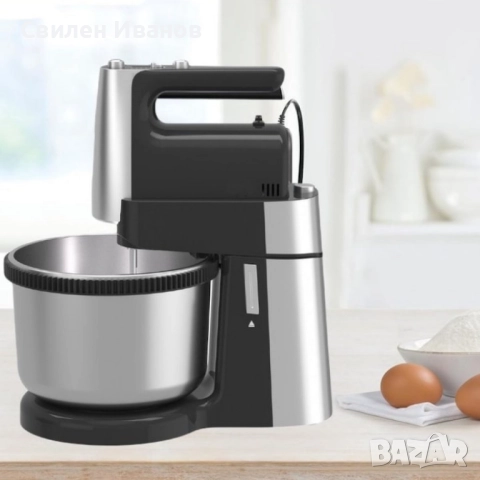 Миксер с купа Royalty Line RL-HM19015, 700W, 6 бъркалки, 3 л, Турбо, 5 скорости, снимка 9 - Миксери - 51698434