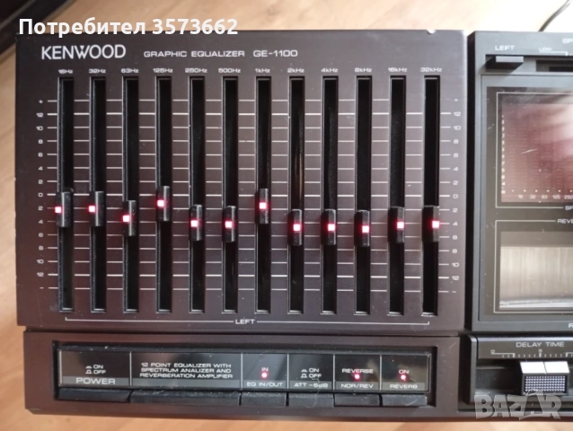 Kenwood GE1100 graphic equalizer , снимка 2 - Еквалайзери - 56194051