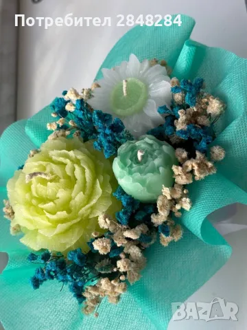 Букети от соев восък, снимка 9 - Подаръци за жени - 47330344