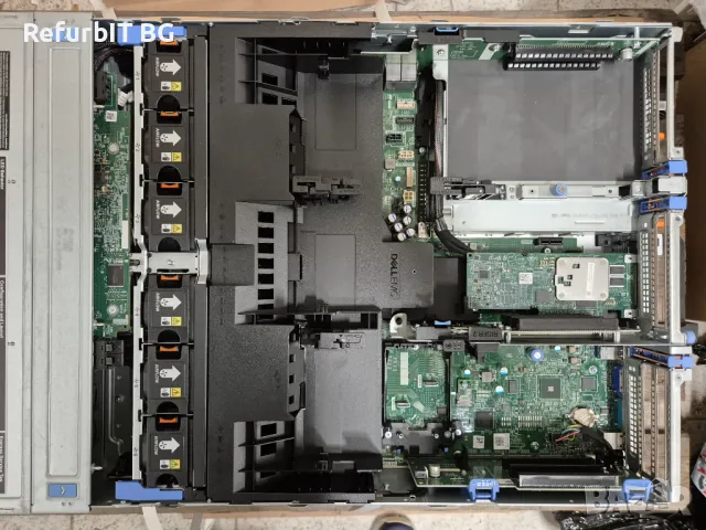 Dell R740xd сървър 24x 2.5" SFF , 2x Gold 6140 , 0Gb RAM , релси , преден панел, снимка 3 - Работни компютри - 48500576