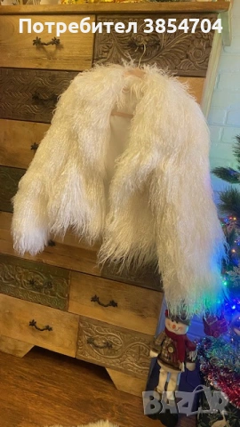 палто естествена кожа Лама*с/Л, снимка 4 - Палта, манта - 53634442