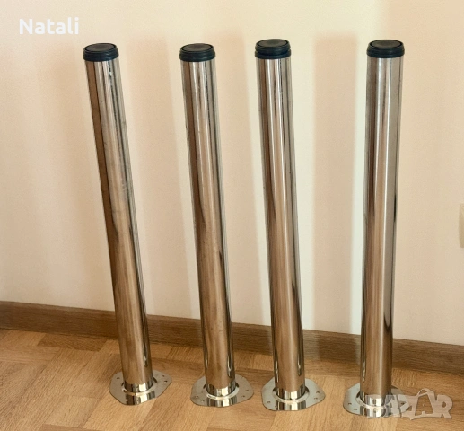 Комплект метални крака хром 70см