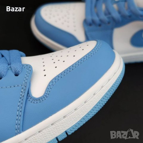 Nike Air Jordan 1 Low UNC Нови Обувки Маратонки Размер 40 Сини Shoes Sneakers Blue Sky, снимка 6 - Маратонки - 40501720