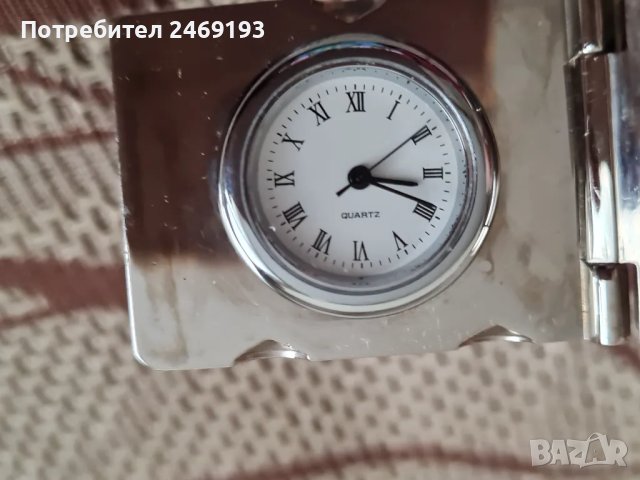 Метално зарче, часовник, снимка 3 - Колекции - 48648129