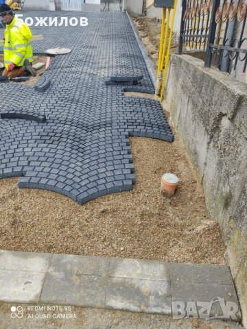 Редене на павета в София, редене на тротоарни плочки и бордюри,  редене гранитни павета , снимка 15 - Други ремонти - 37291244