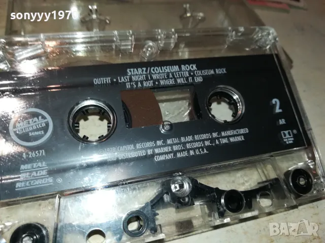 STARZ/COLISEUM ROCK-MADE IN USA-ORIGINAL TAPE 2601251746, снимка 13 - Аудио касети - 48837556
