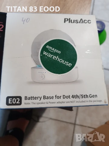 Основа за батерия PlusAcc за Dot 5-то поколение и Dot 4-то поколение, снимка 3 - Друга електроника - 51095547