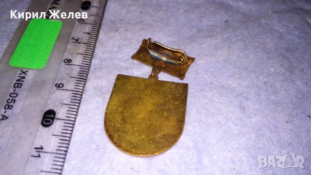 ЦСПС 9ти КОНГРЕС на БКП За ТРУДОВИ УСПЕХИ Стара РЯДКА ЕМАЙЛИРАНА НРБ ЗНАЧКА 33490, снимка 2 - Колекции - 38970011