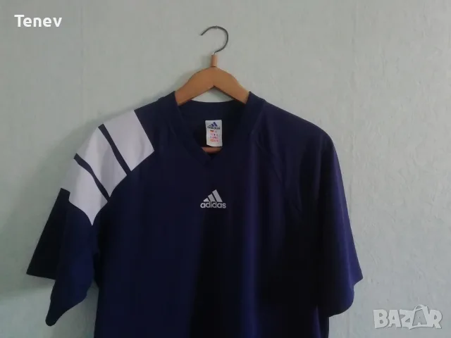 Левски София Adidas оригинална тениска фланелка от 90-те Levski Sofia екип vintage ретро , снимка 4 - Тениски - 41084318