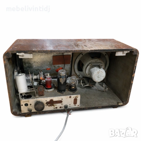 Антикварен радиоприемник Empo Major 451, снимка 7 - Антикварни и старинни предмети - 53650449