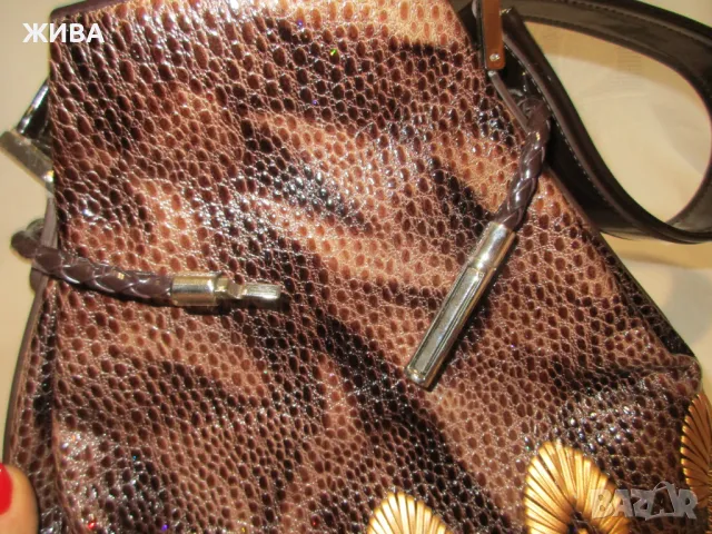 БОХО СТИЛ уникална дамска чанта /ръчна изработка/, снимка 9 - Чанти - 49693891