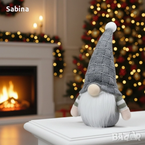 Плюшена коледна играчка – уютна украса за дома, снимка 5 - Други - 52579713