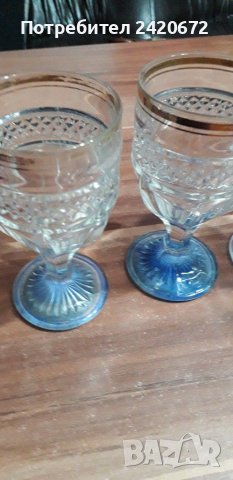 Ретро  чаши,кристал,позлата.мурано, снимка 15 - Чаши - 39909704