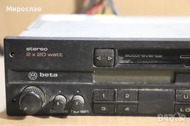 VW BETA BLAUPUNKT GRUNDIG AWTO RADIO KASETOFON , снимка 2 - Радиокасетофони, транзистори - 47773323