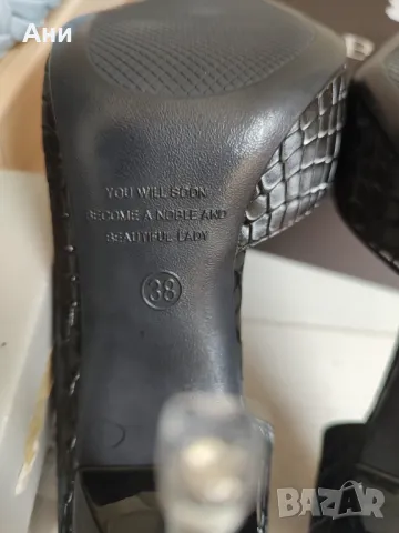 Нови Елегантни стилни официални обувки на висок ток, снимка 2 - Дамски елегантни обувки - 50174777