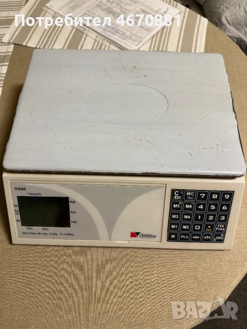 Продавам употребявана електронна везна DSB6