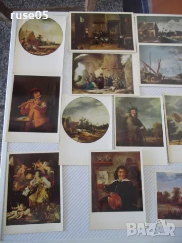 Картички "DAVID TENIERS LE JELINE" комплект, снимка 5 - Колекции - 48175179