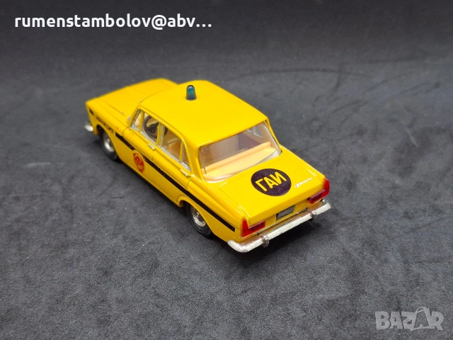 Москвич 412 ГАИ, А2, 1:43 - Тантал, Радон, Саратов, снимка 3 - Колекции - 53621584