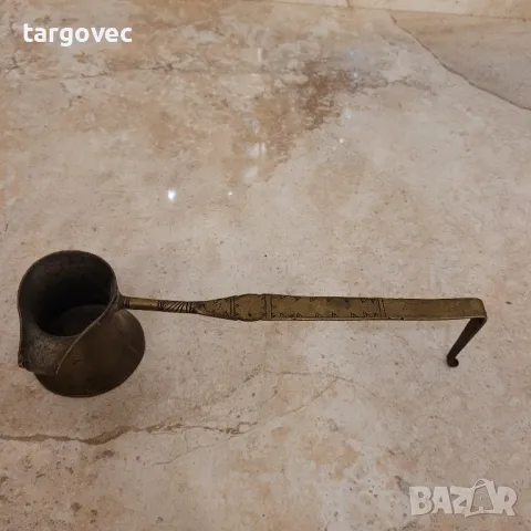 уникално 200-годишно от турско османско джезве, снимка 2 - Антикварни и старинни предмети - 49147501