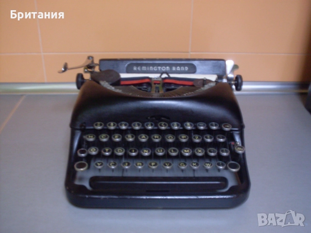 Стара американска пишеща машина с куфар- Ремингтон., снимка 8 - Антикварни и старинни предмети - 51622578