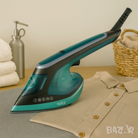 Уред за гладене с пара Voltz, 1800W, 200мл., Керамична плоча