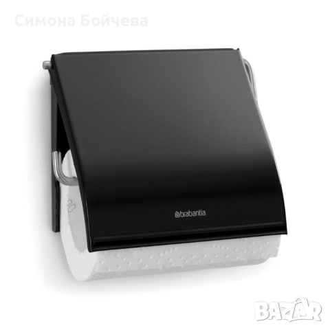Държач за тоалетна хартия Brabantia ReNew Matt Black или Platinum, снимка 2 - Други - 52807504